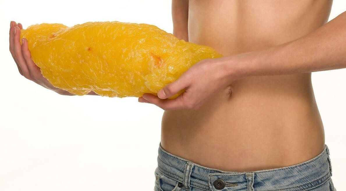 Human fat and skinny girl