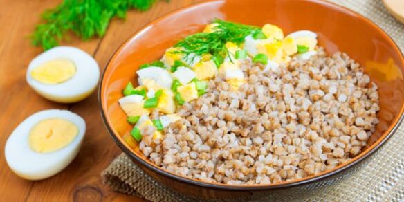 buckwheat porridge with eggs for weight loss